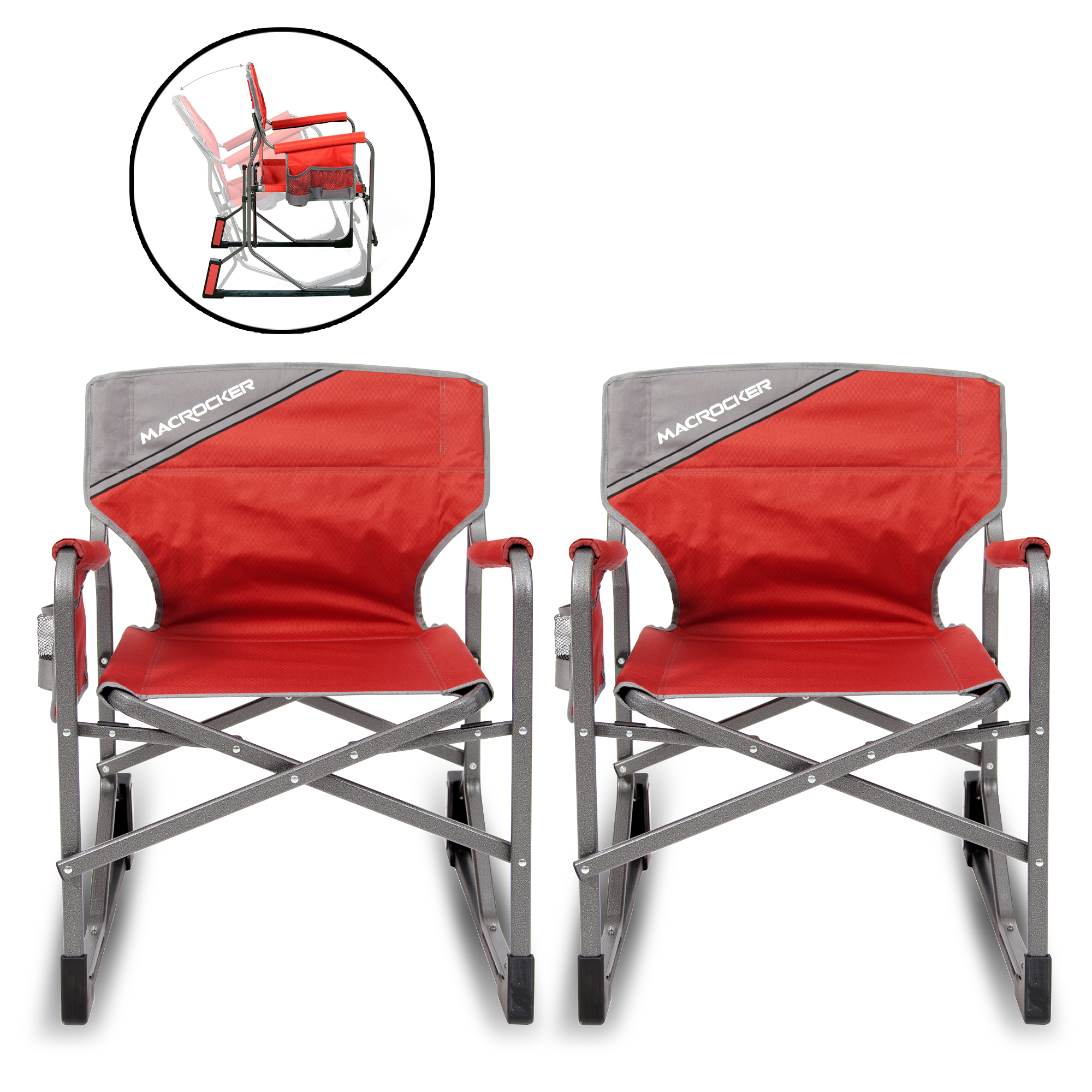 MacRocker Outdoor Rocking Chair- 2 Pack