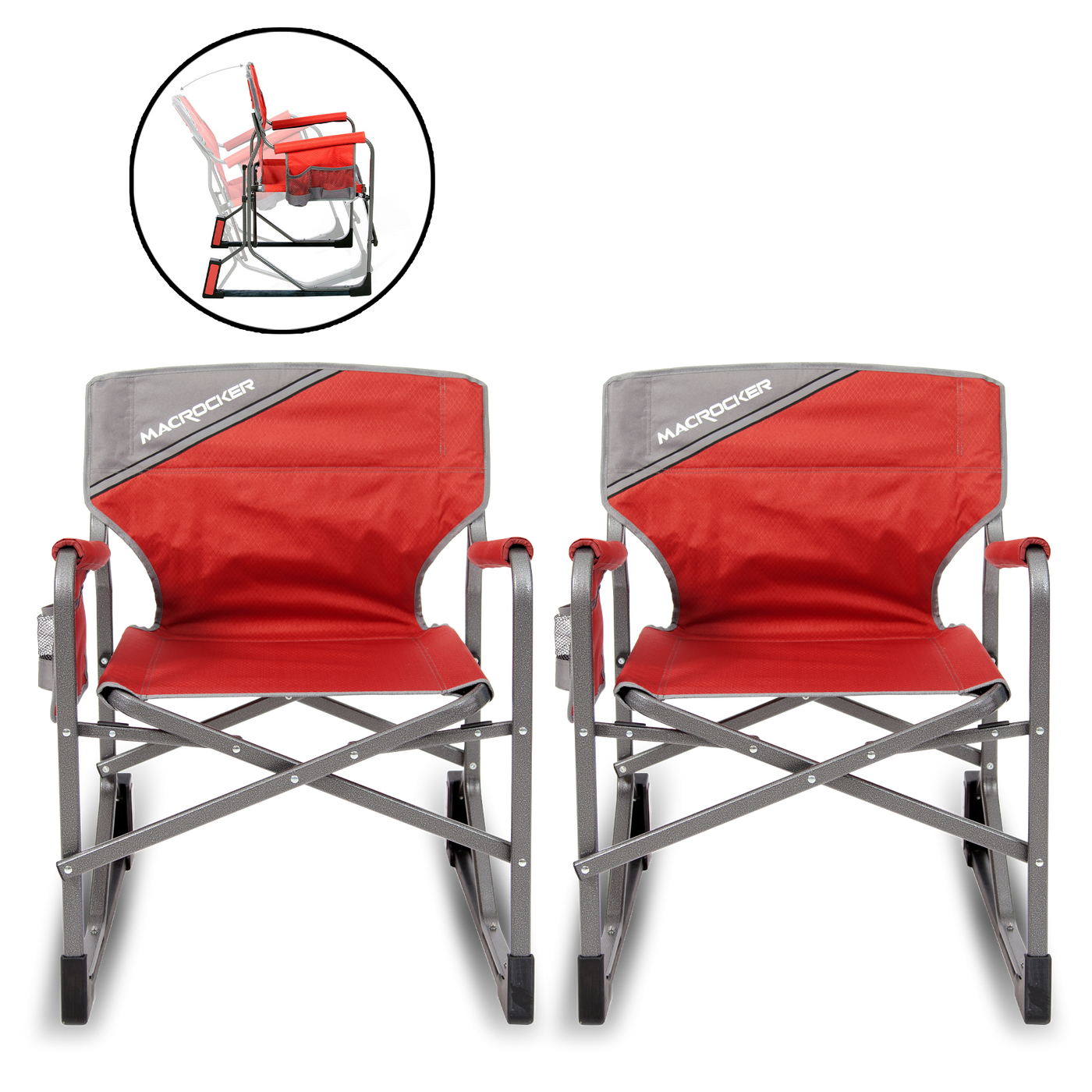 MacRocker Outdoor Rocking Chair- 2 Pack