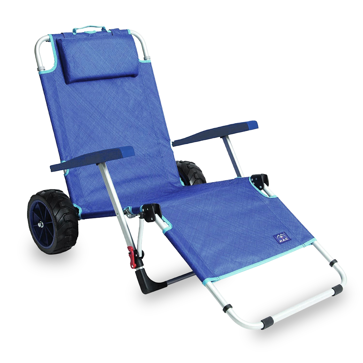 2 in 1 Beach Day Lounger and Cargo Cart by Mac Sports. Ultra durable q MACSPORTS