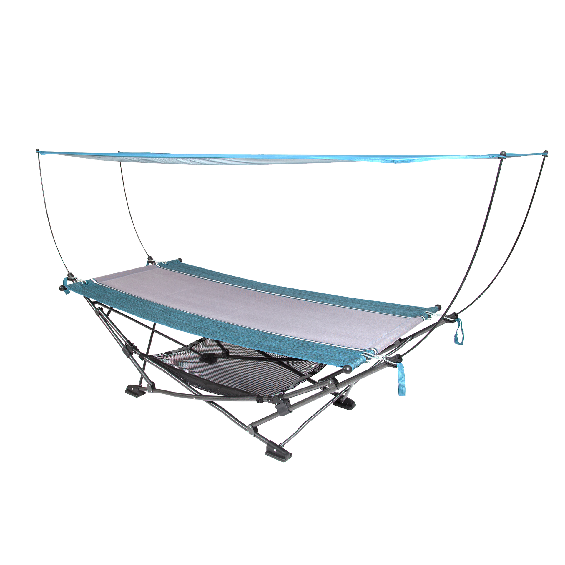 キャノピー付きハンモック　マックスポーツ MacSports Collapsible Large Portable Folding Hammock with