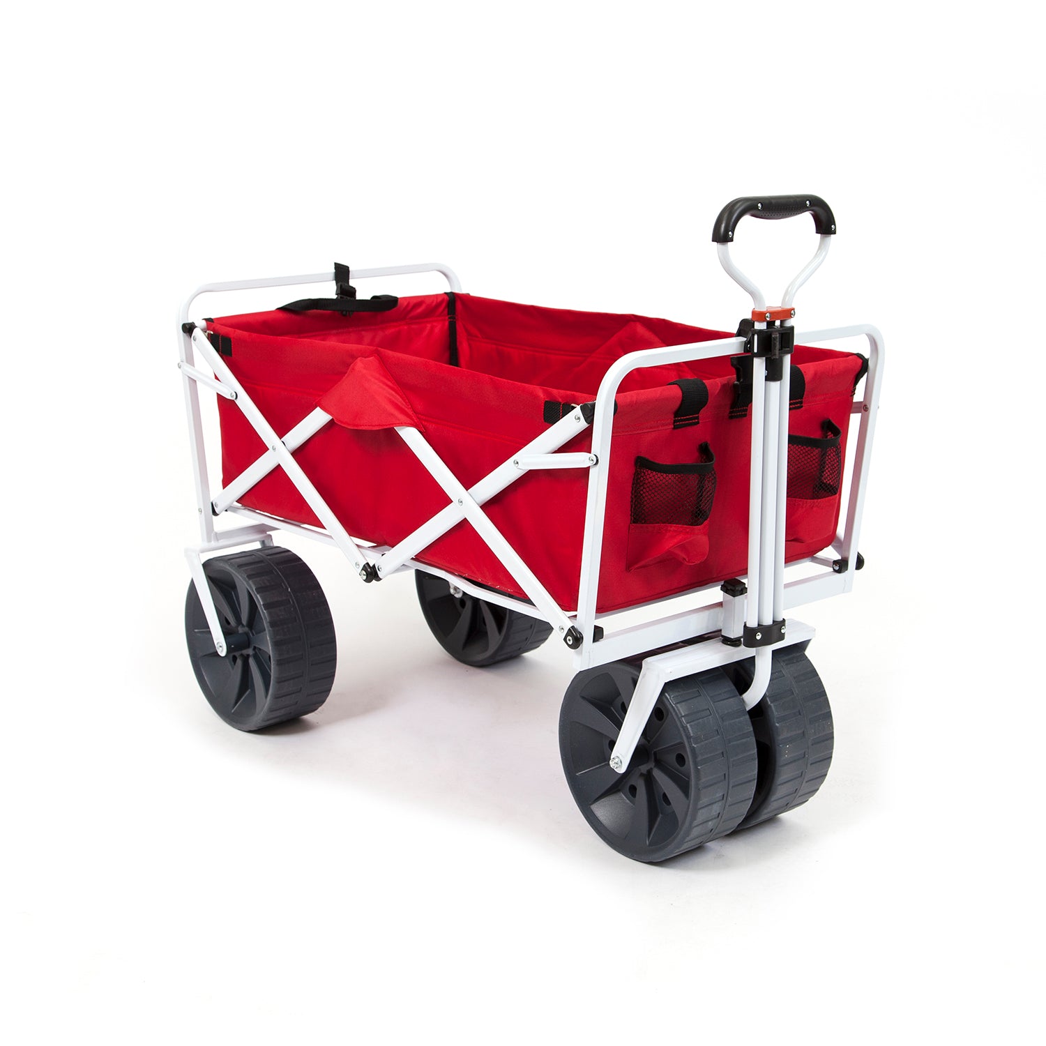 All-Terrain Beach Wagon by Mac Sports - Ultra durable with heavy duty wheels - Red