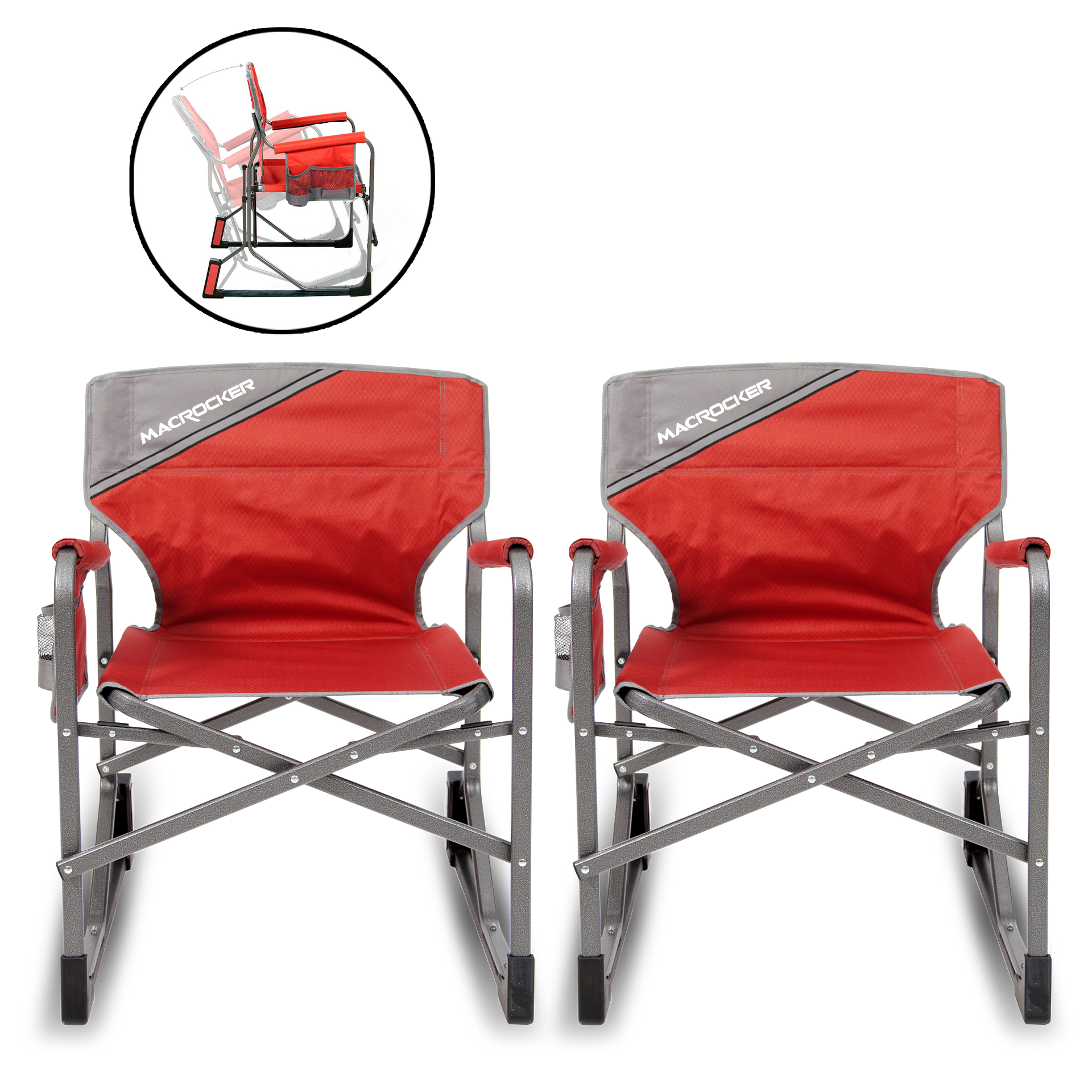 MacRocker Outdoor Rocking Chair- 2 Pack