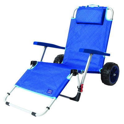 2-in-1 Beach Day Lounger and Cargo Cart