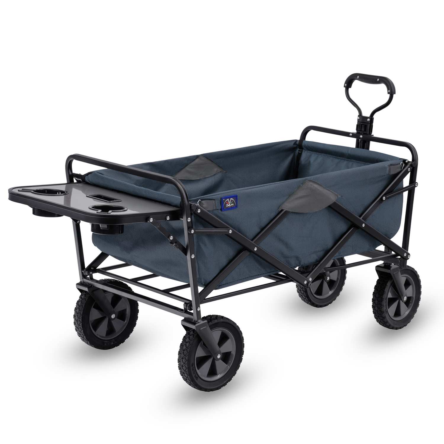 CLASSIC WAGON BY MAC SPORTS - ULTRA DURABLE & BUILT FOR OUTDOORS. With Side table. - Dark Blue